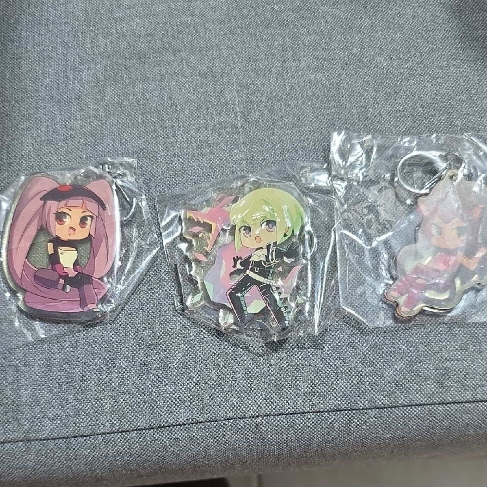 Anime Character Keychains Set